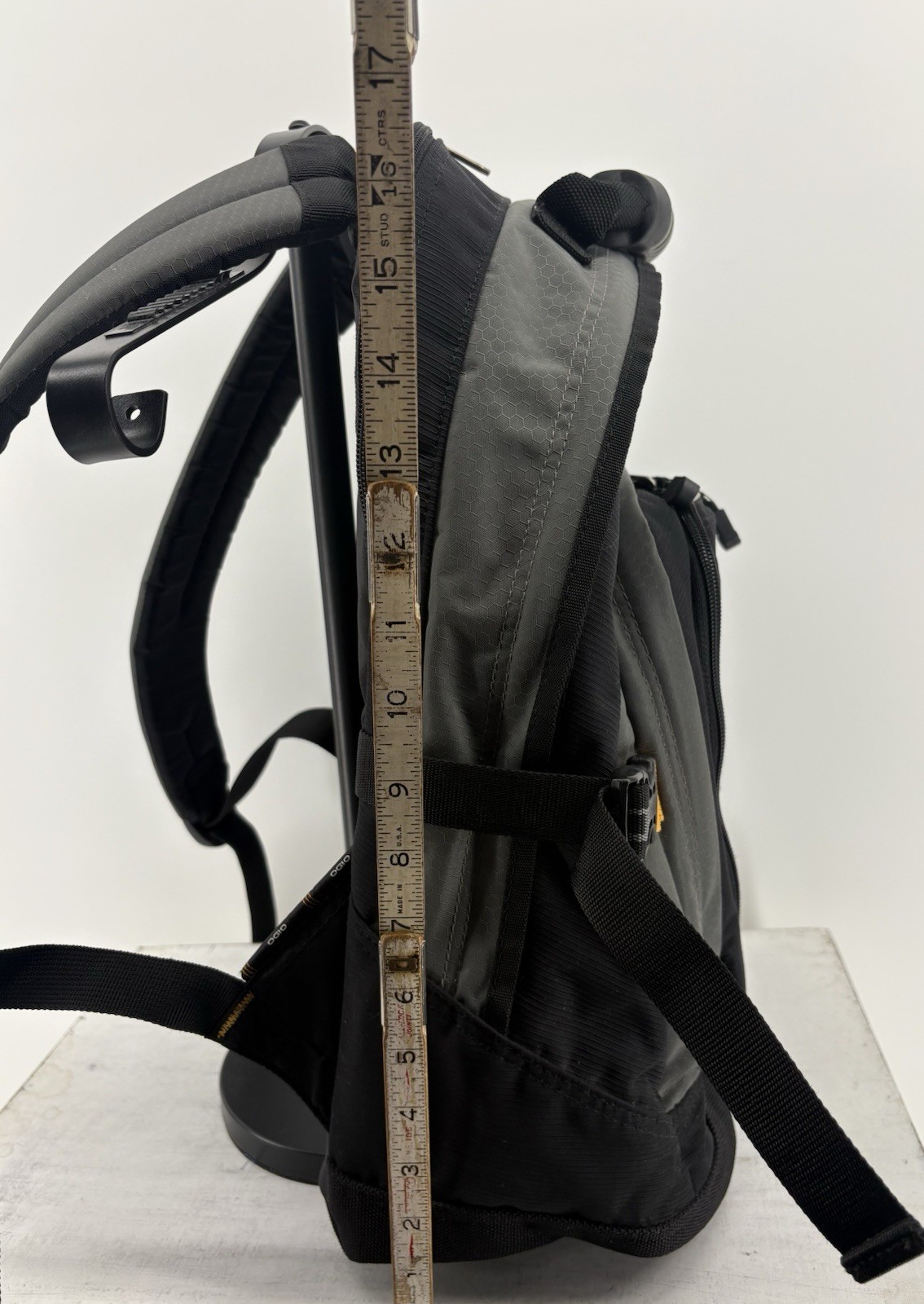Vintage Asacol (mesalamine) OGIO Prodigy Grey Black Multi pocket Backpack VGUC