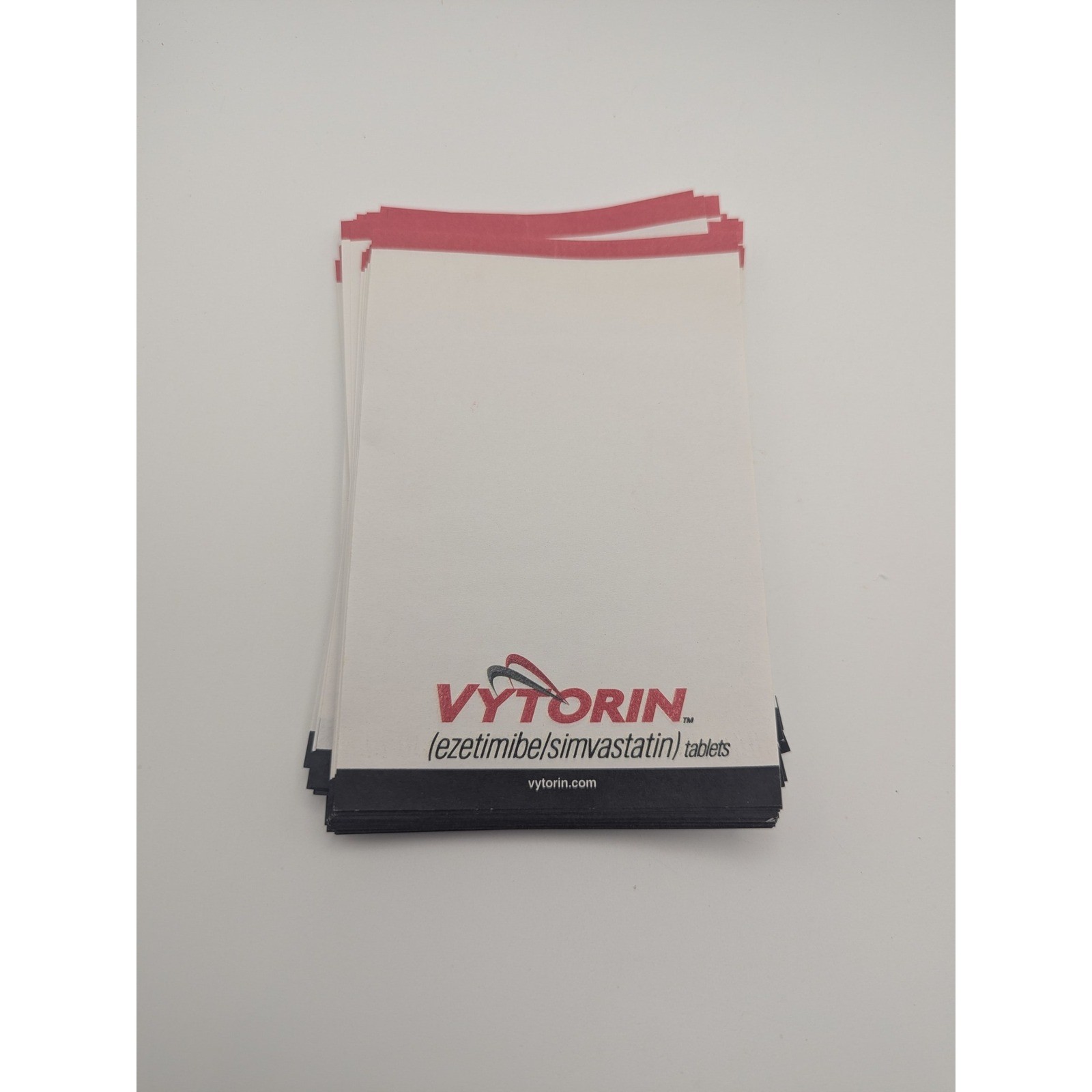 Lot of 80 Vintage Vytorin Pharmaceutical Drug Rep Promo Notepads Medical Memo