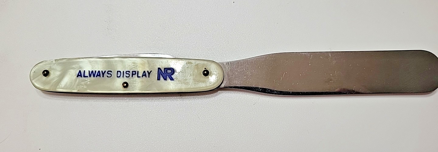 Tums “Rare” Advertising , Pharmacy spatula, Knife and Pill Counter