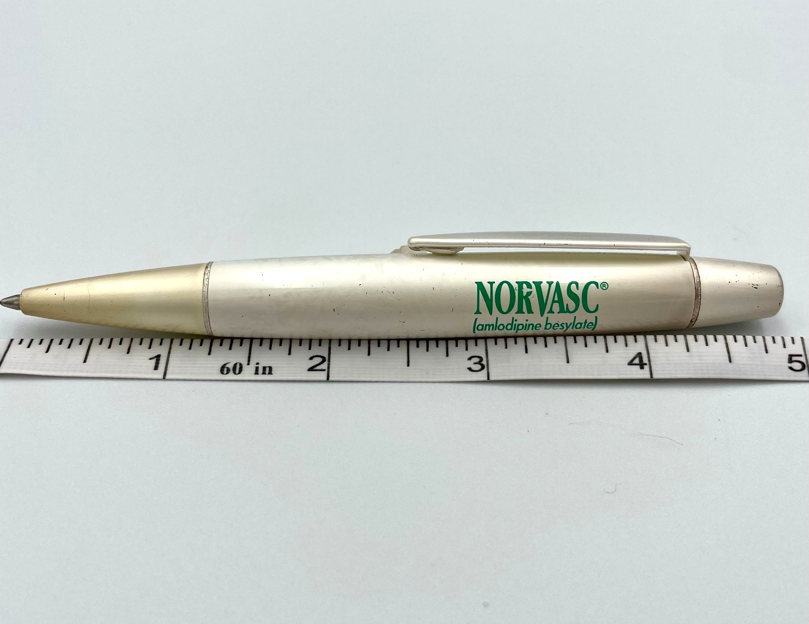 VTG RARE Norvasc Heavy Metal Weighted Drug Rep PEN Pharma Promo Collectible