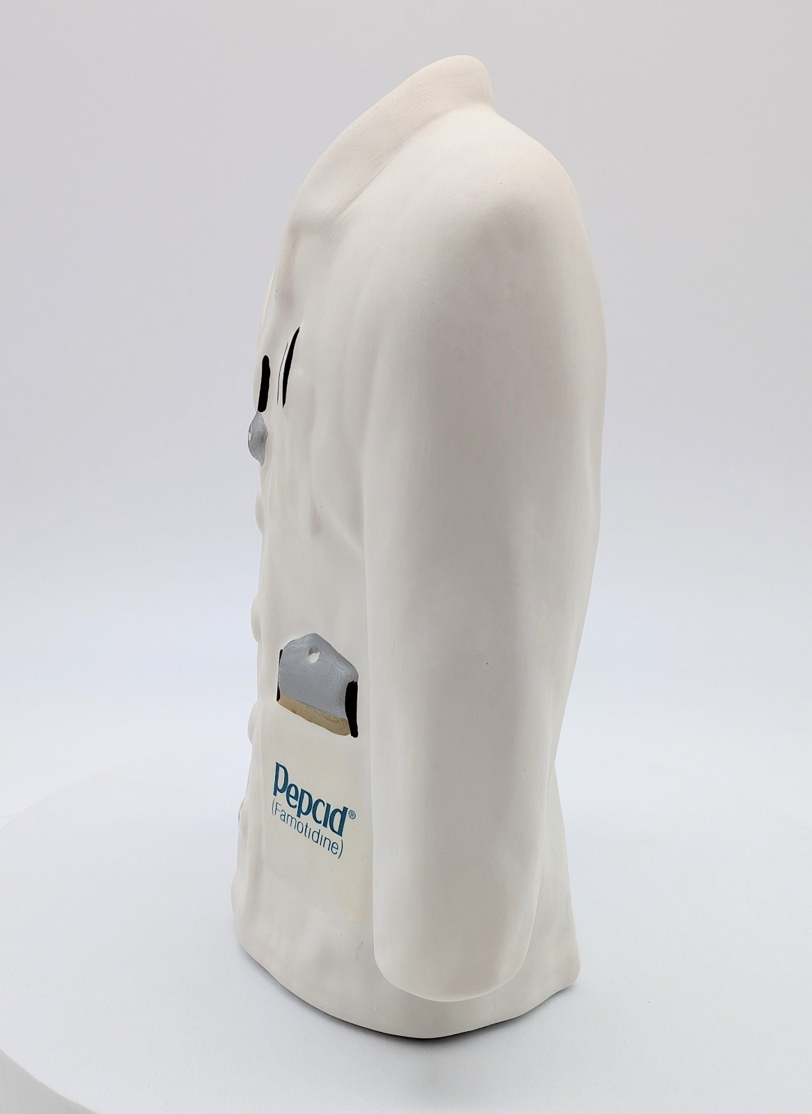 Pepsid Advertising Lab Doctor Coat Pencil Pen Holder Cup Ceramic GI Acid Reflux
