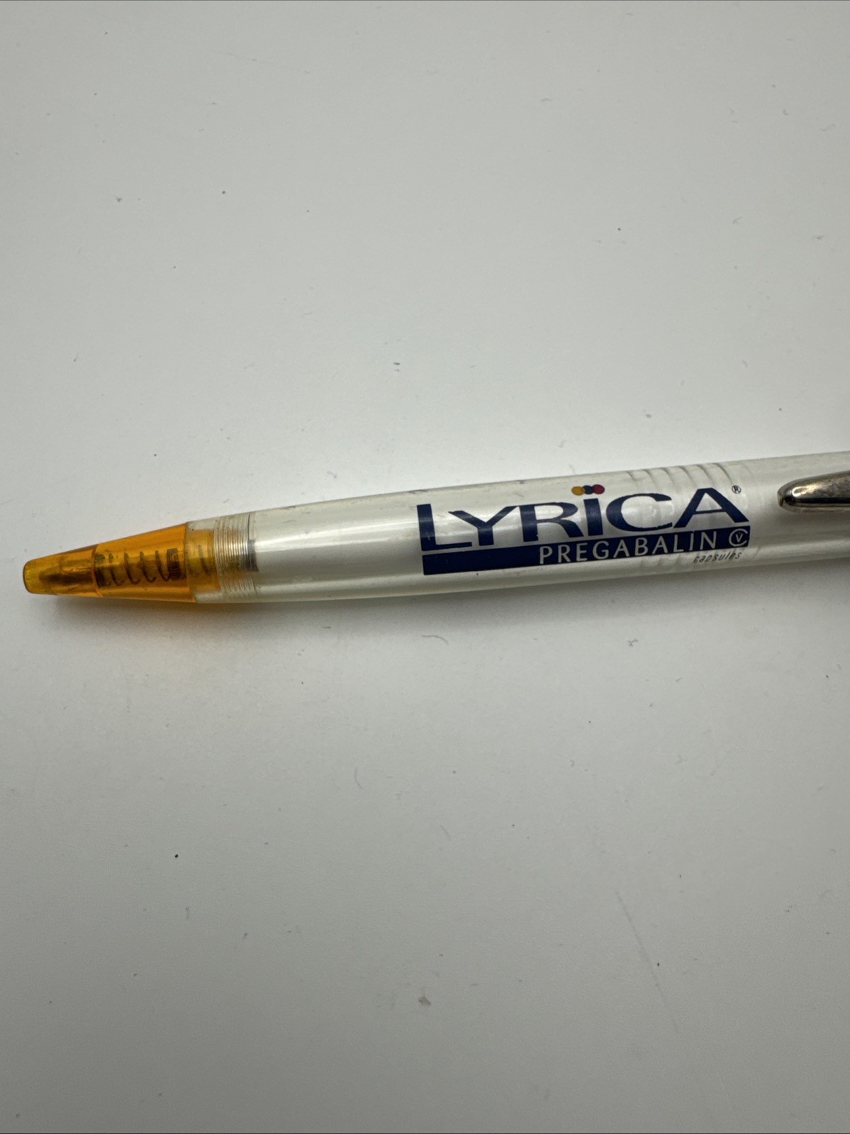 Vintage Pharmaceutical Promotional Pen Lyrica Pregabalin Advertisement