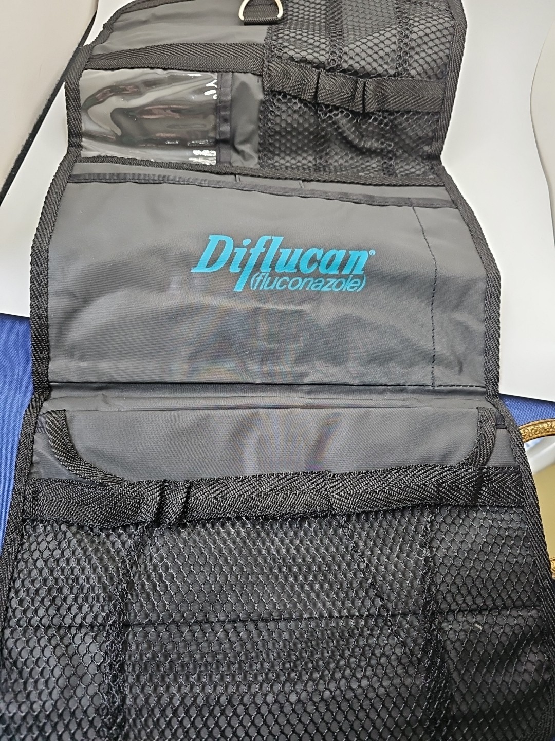 Diflucan Travel Organizer Bag Packable New Pharmaceutical Collectible