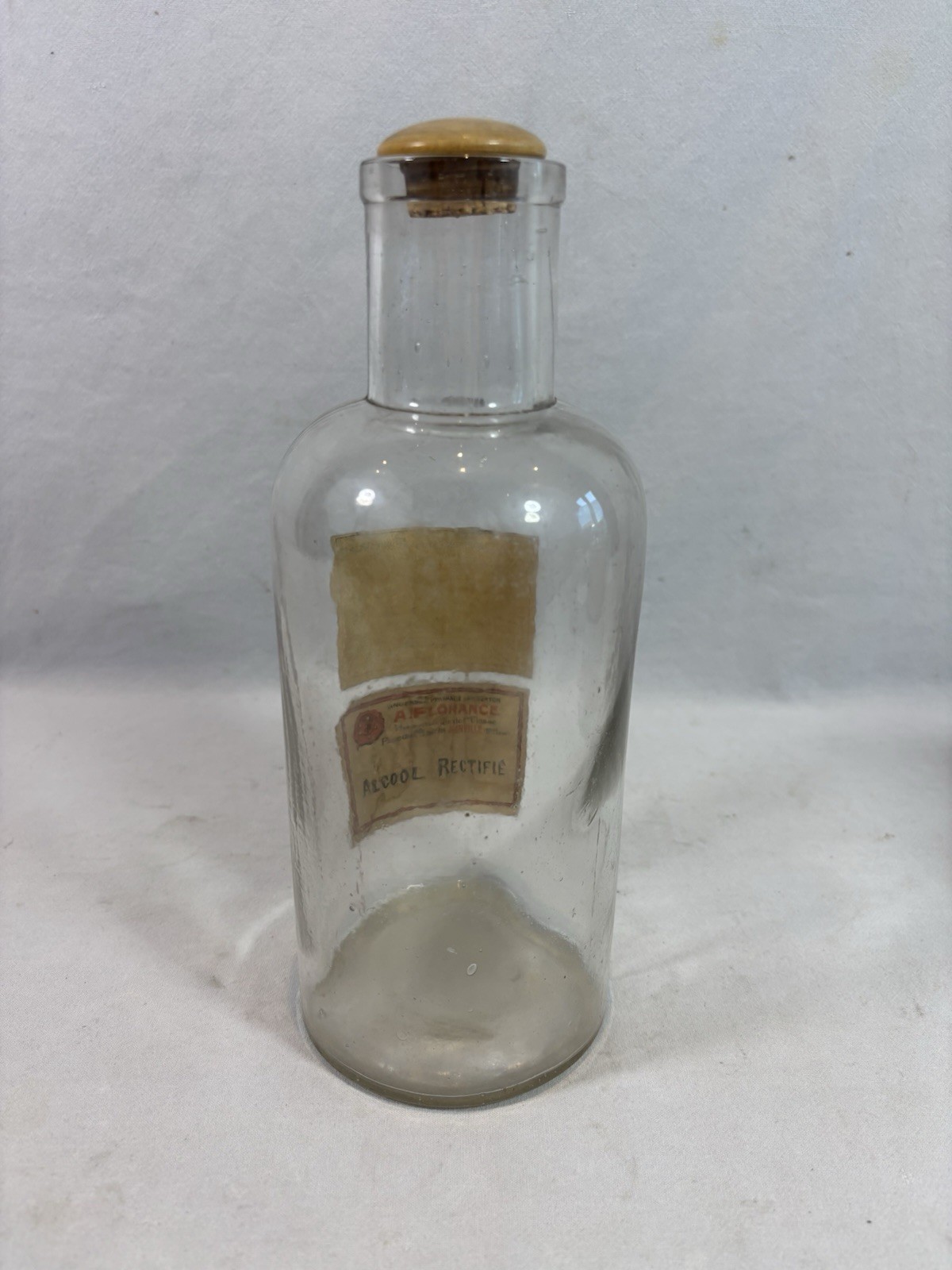 3 Antique Pharmacy / Apothecary Bottles In Blown Glass
