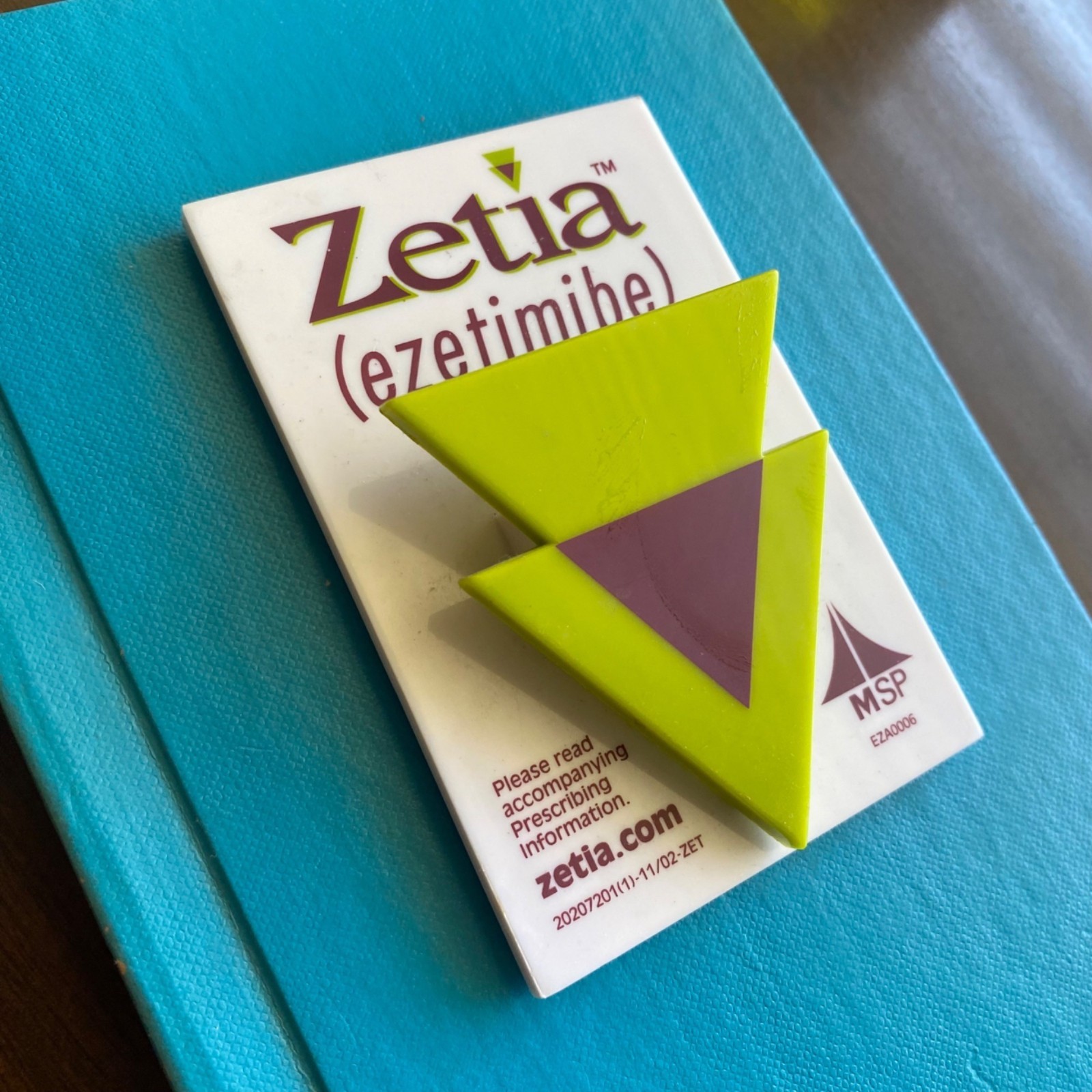 ZETIA Pharmaceutical Advertising Promo Clip Magnet