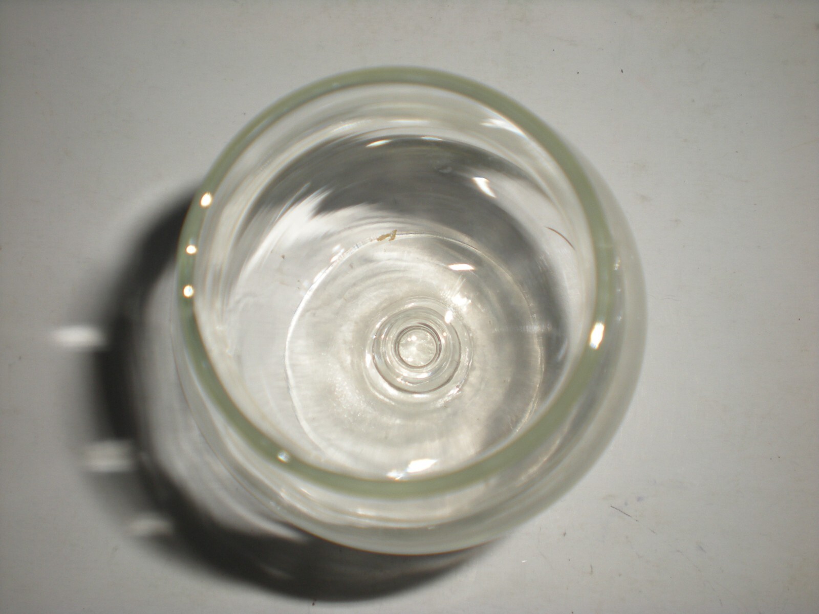 Vtg Apothecary Covered Jar Glass Candy Container w/ Lid