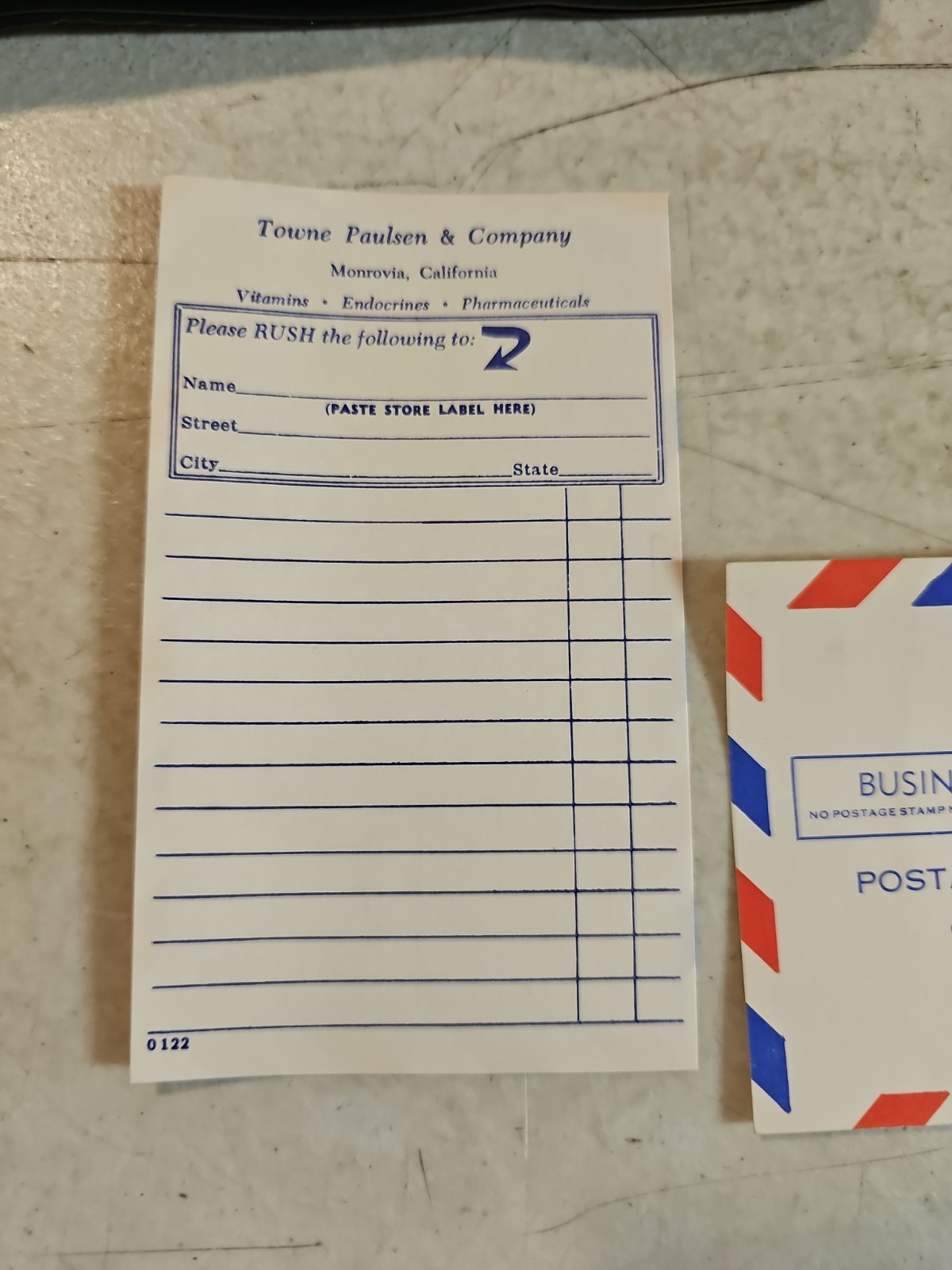 Vintage 1974 Towne Paulsen & Co Pharmaceutical Catalog And Price Lists