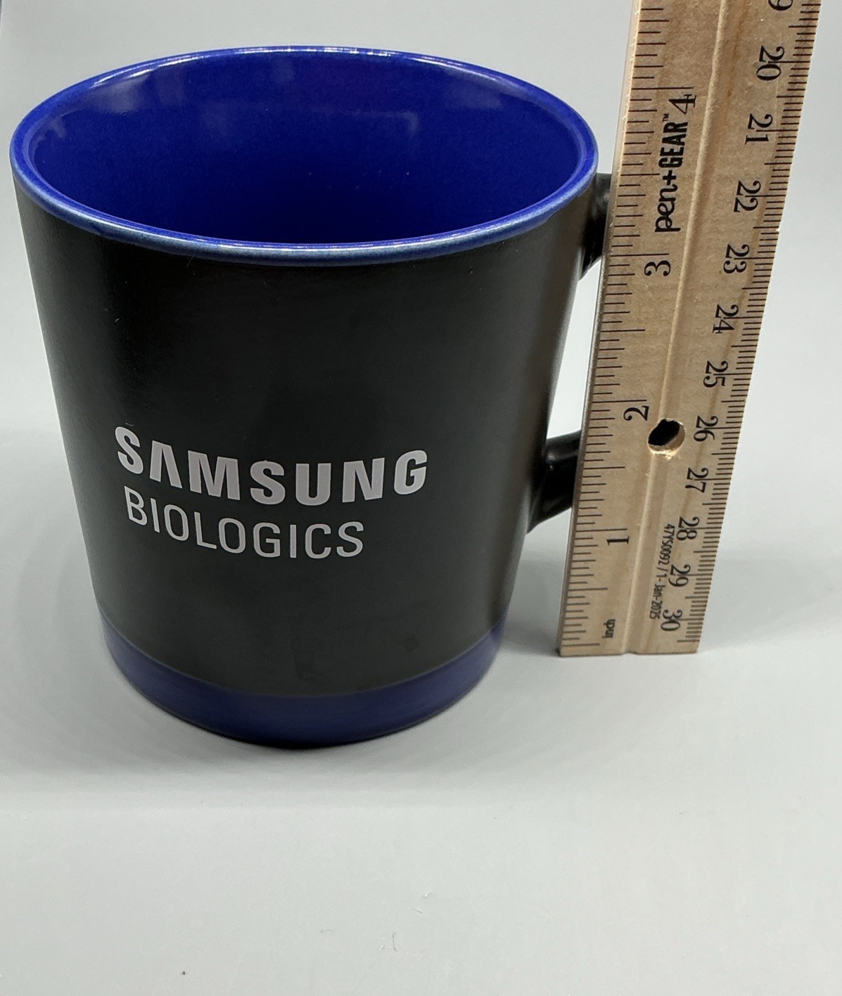 Samsung Biologics Pharmaceutical Collectible Coffee Mug Pharma Promo Cup 12oz