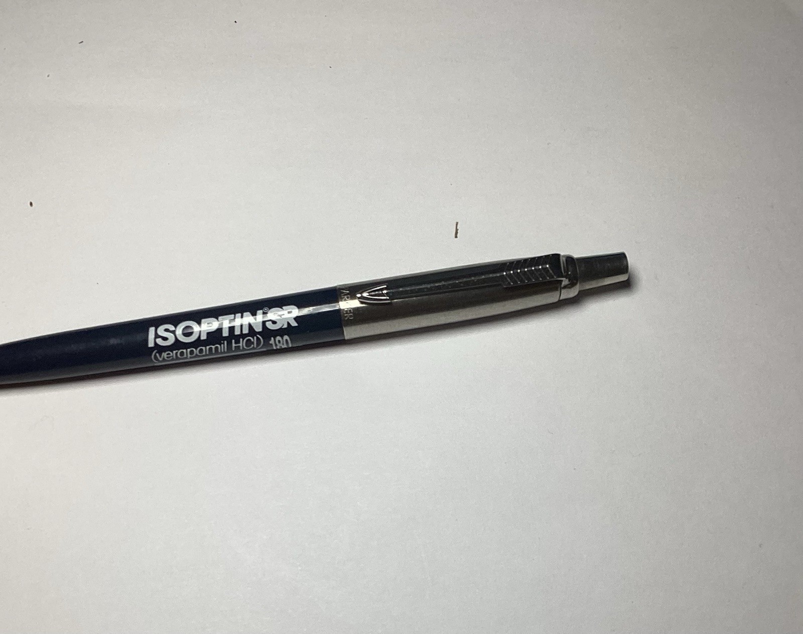 1 vintage Parker U.S.A. arrow pen Pharmaceutical promotional ISOPTIN SR
