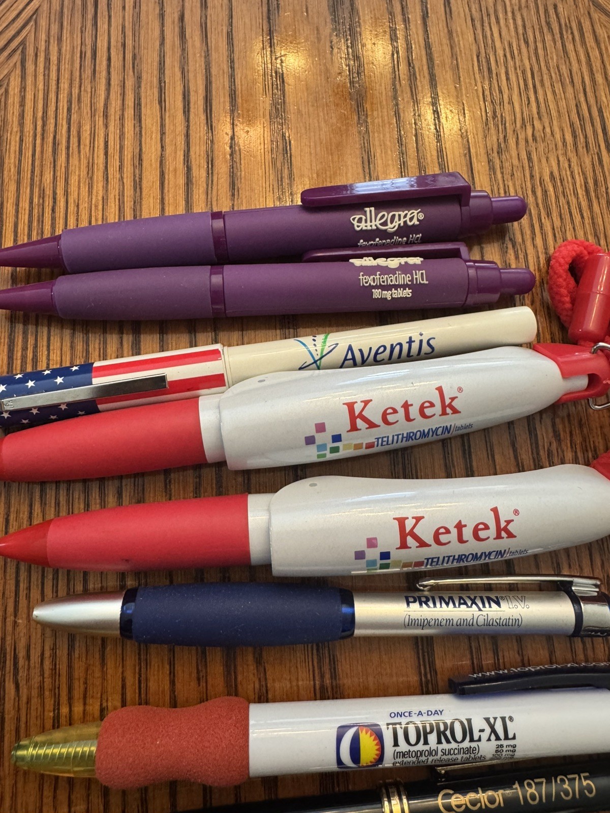 Vintage Pharmaceutical Drug Rep Pens Lot of 26 Levitra, Allegra, Mobic & More