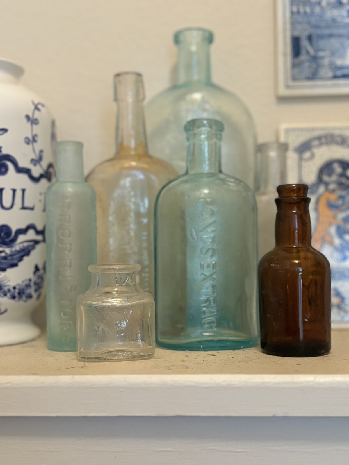 24 Piece Set of Vintage & Reproduction Pharmaceutical Collectibles
