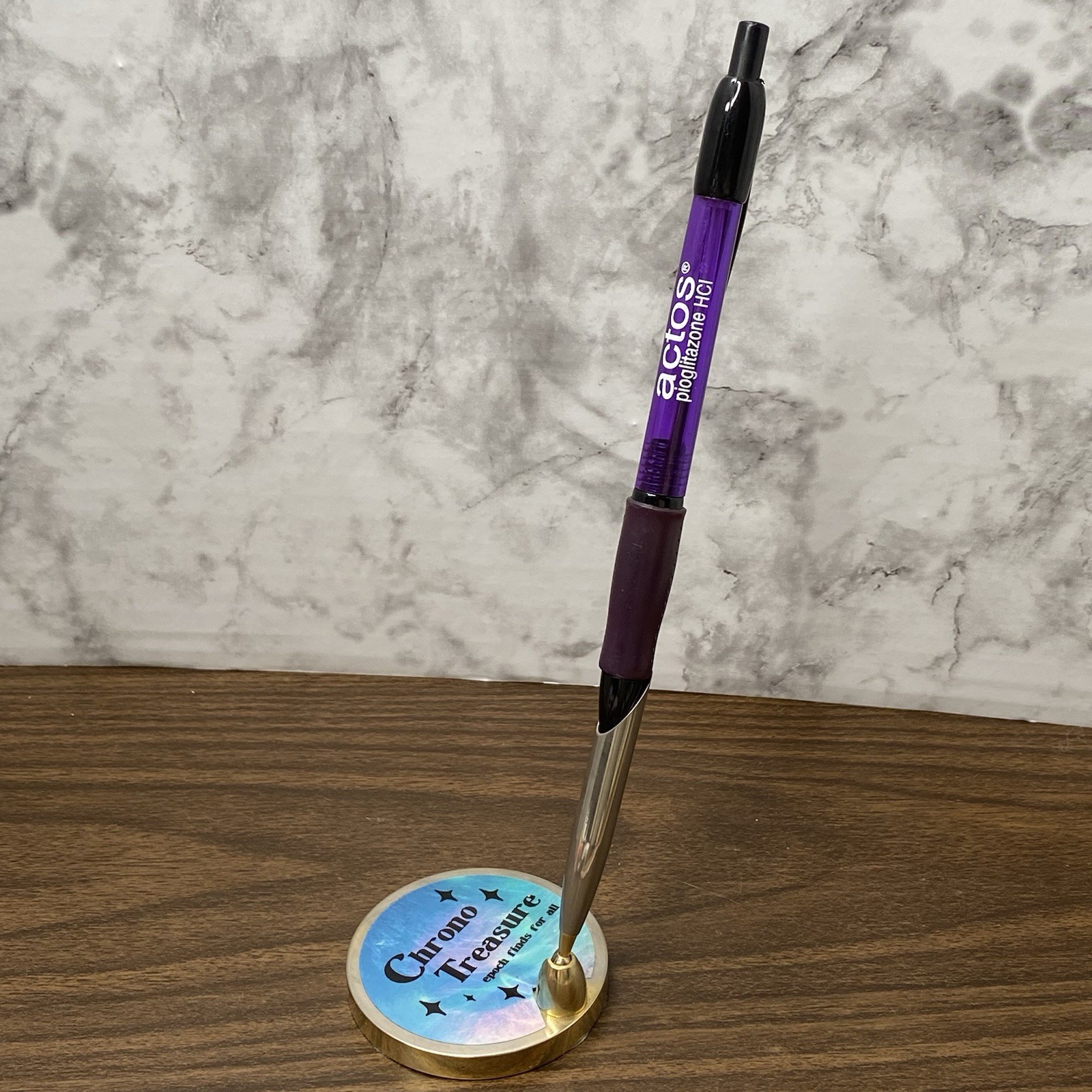 VTG Pharmaceutical Advertising ACTOS Pioglitazone HCI RX Drug Rep Click Pen