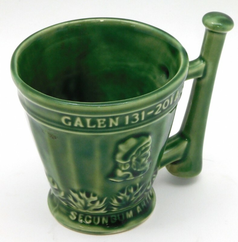 MCCOY Schering Coricidin Mortar & Pestle Coffee Mug