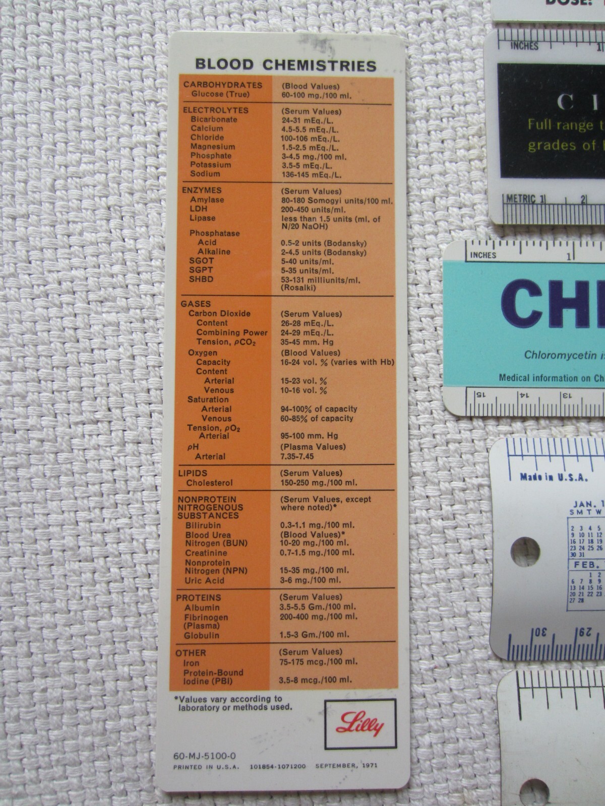 lot of 10 vintage PHARMACEUTICAL PHARMACY Promo DRUG ADVERTISEMENTS, 1961 to 70s