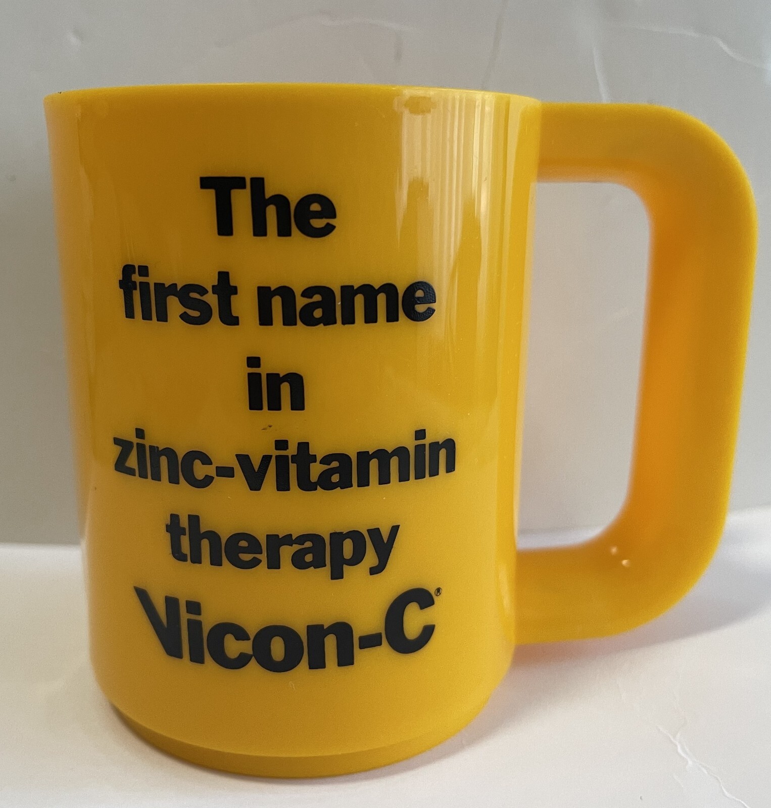 Glaxo Coffee Mug Cup Pharmaceutical Drug VICON Rep Pharma Plastic Sterilite