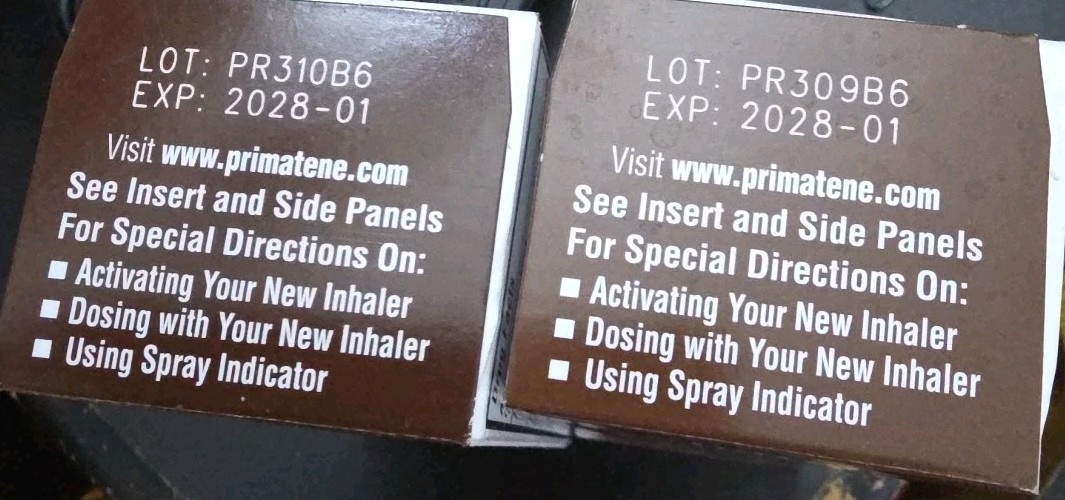 Qty-2-Primatene Mist Epinephrine Inhalation Aerosol 160 Sprays Exp 01/2028