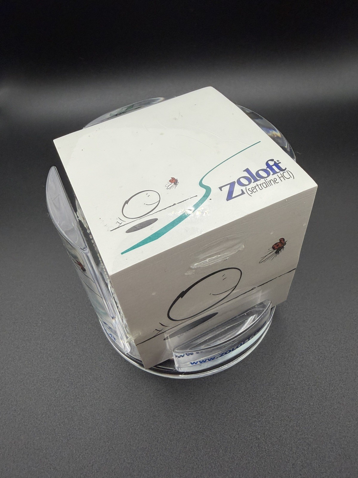 ZOLOFT BRANDED POST IT NOTES PZIZER PHARMACEUTICAL ADVERTISING PROMO 2003