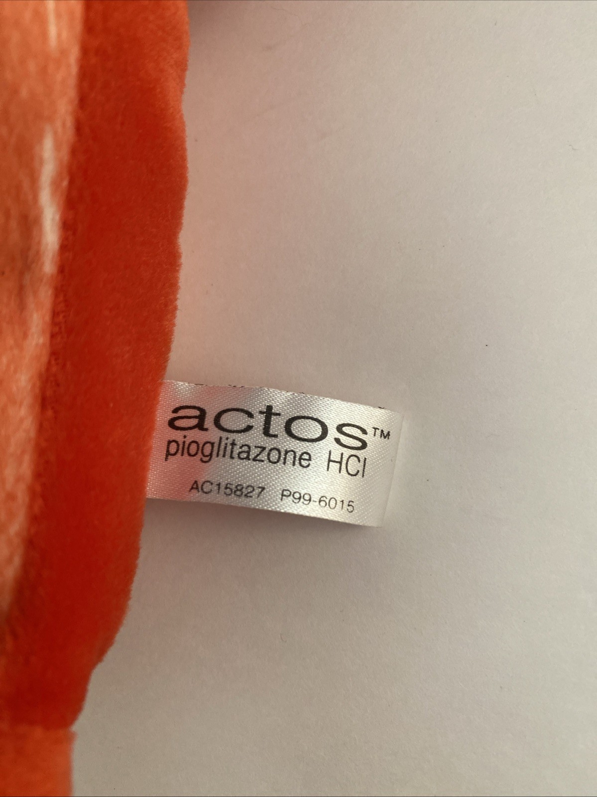 Steven Smith Actos Pioglitazone HCL Muscle Tissue Plush 7″ Stuffed Toy