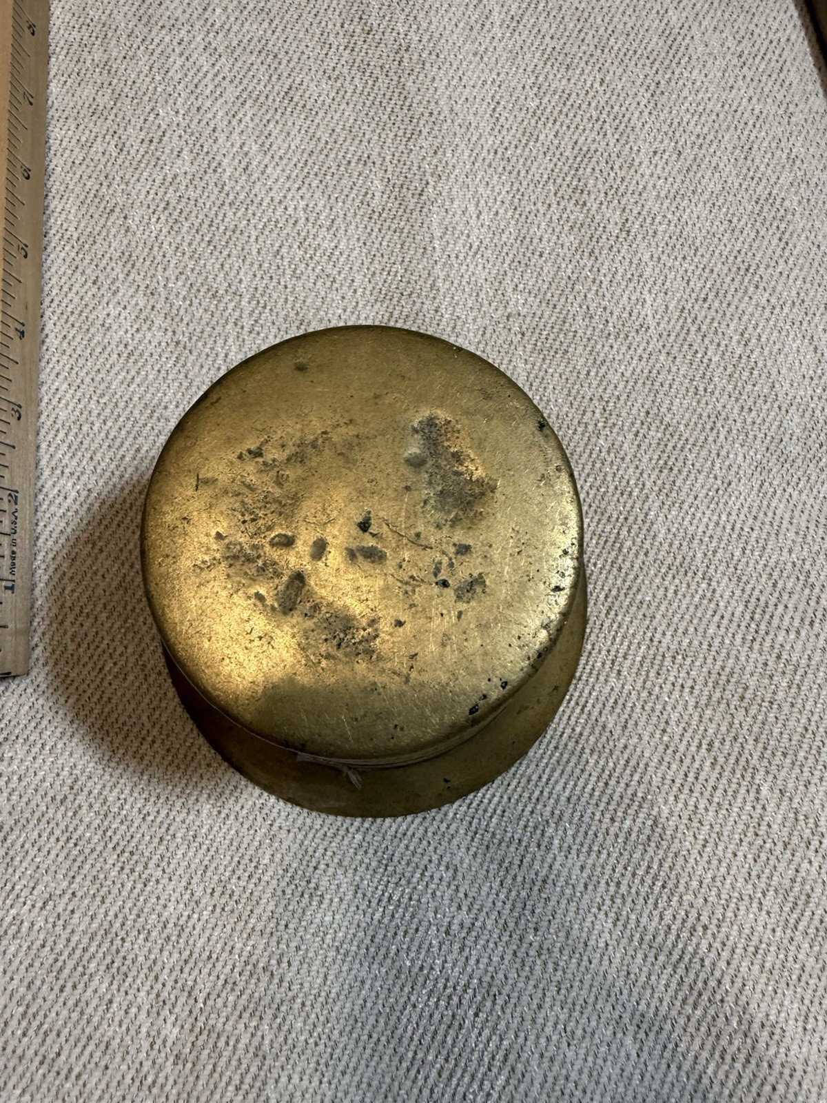 Heavy Solid Brass Mortar Pestle Apothecary Pharmacist Druggist