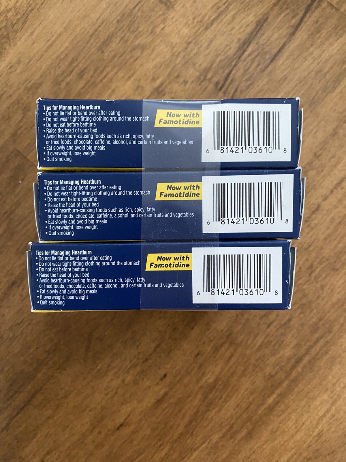 Zantac 360 Maximum Strength Acid Reducer Tablets, 8 Tabs, 3 Pack, 24 Total Tabs