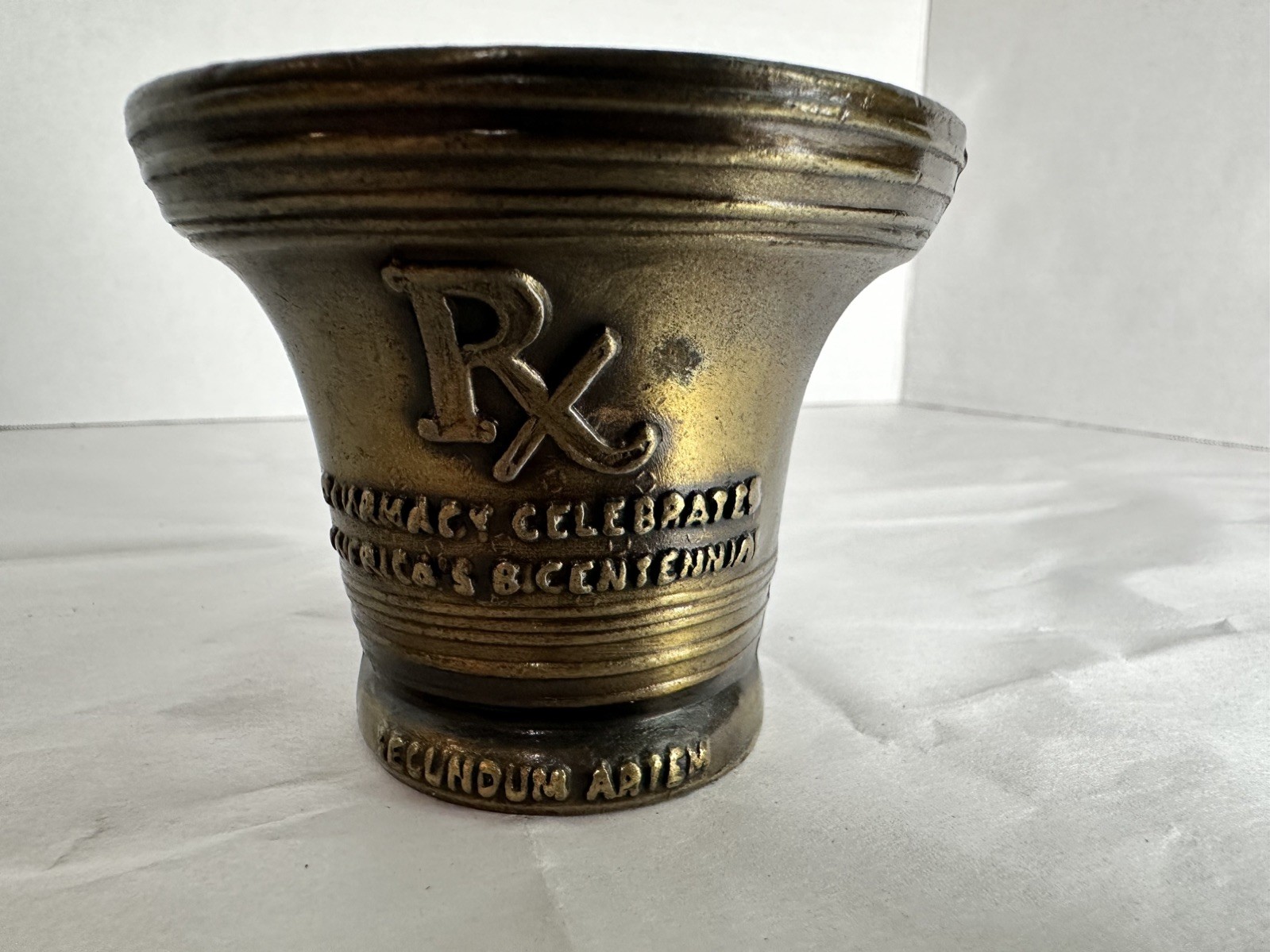 Vintage 1976 Shering RX Mortar Bicentennial Celebration Pharmacy