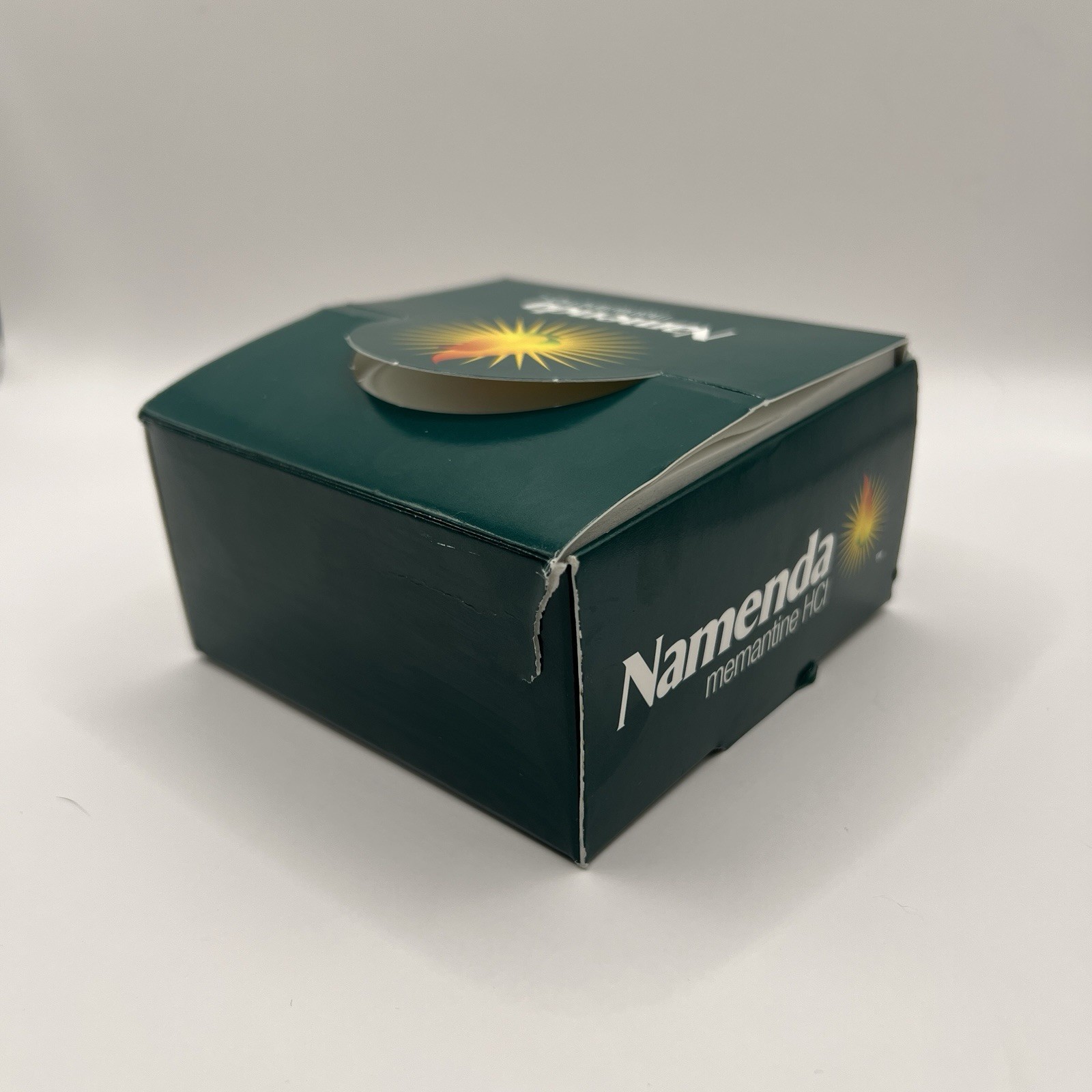 Vintage NAMENDA Pharmaceutical Drug Rep Post-It Note Pad 4”x 4” Cube