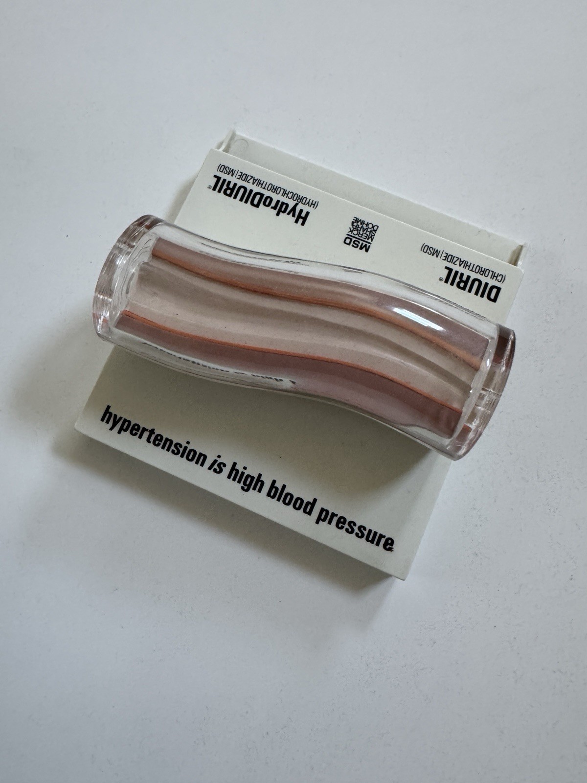Merck MSD Diuril Advertising 3D Model Vein Artery 1976 Anatomical Sales Sample
