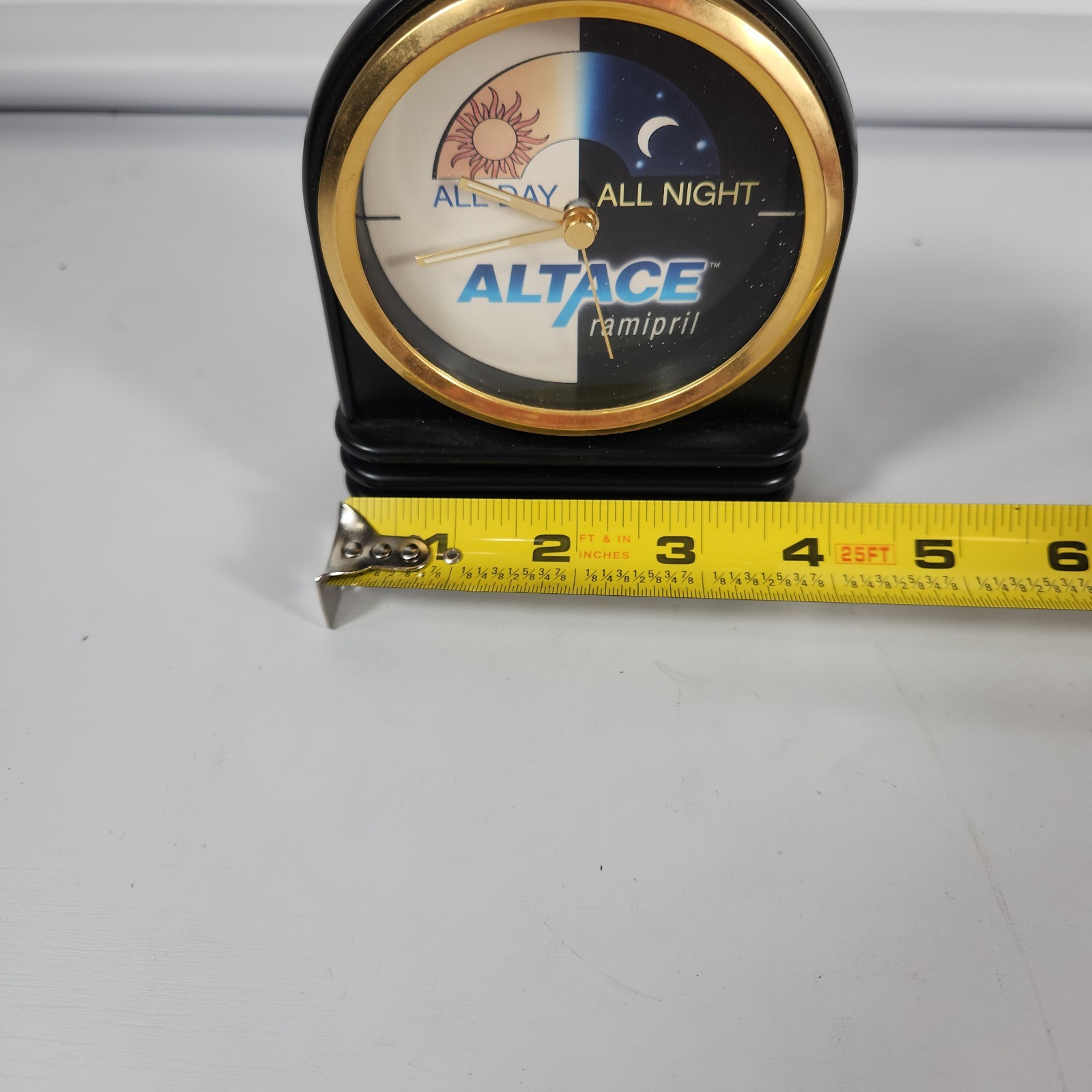 Vtg Altace Ramipril Clock Pharmaceutical Collectible Rx Drug Rep Promo 5″