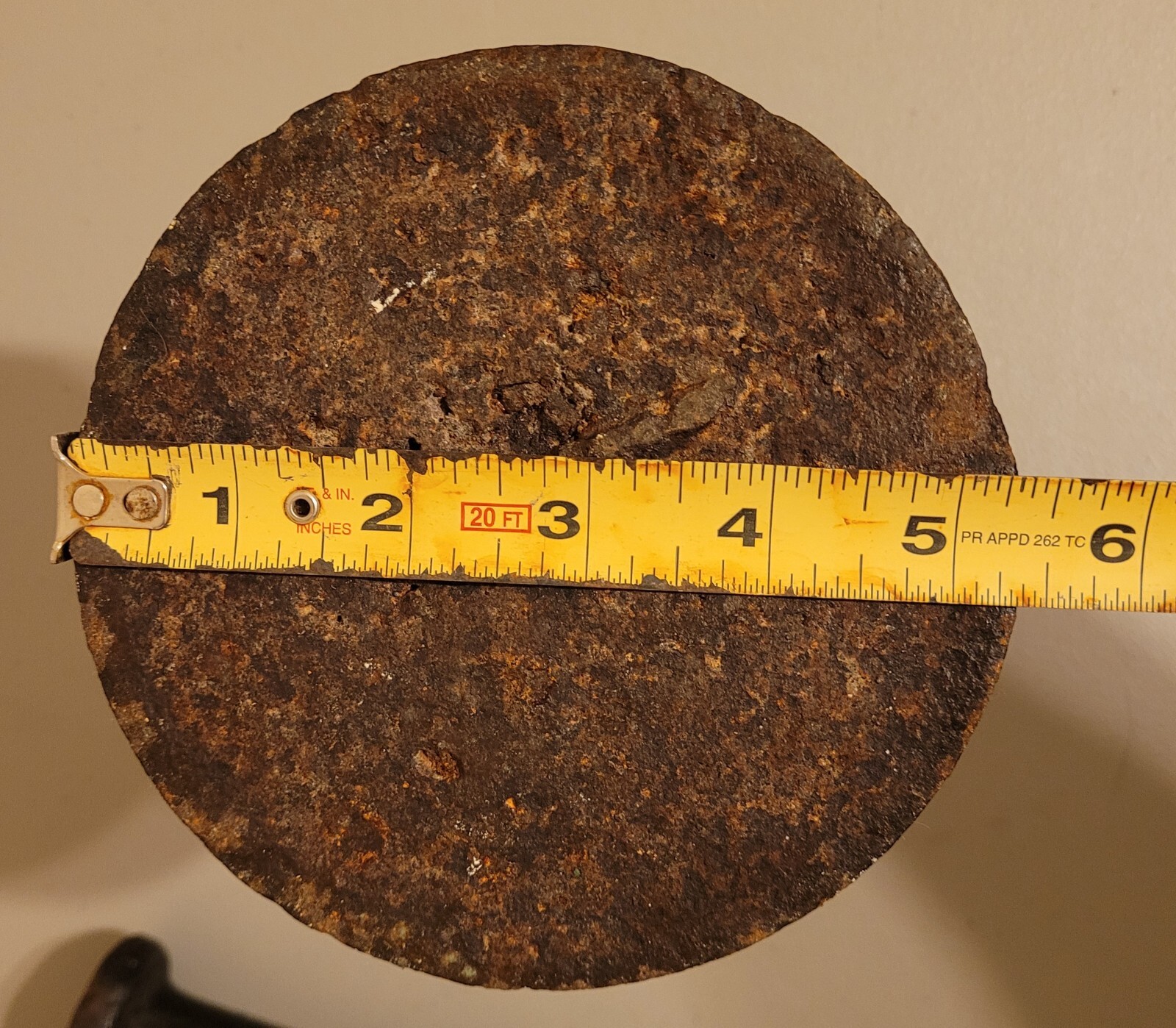 Antique Rare Primitive 19th Century Apothecary Cast Iron Mortar and Pestle Rx