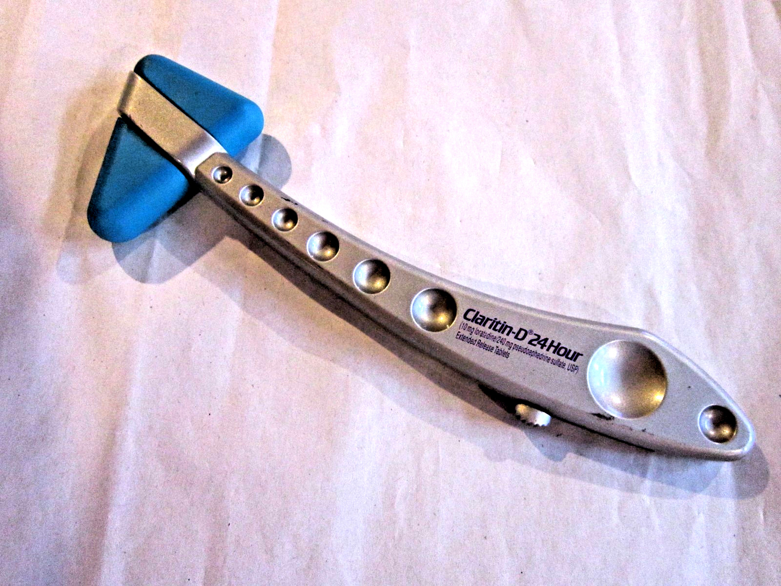 CLARITIN-D 24h / NASONEX Pharma Drug Rep Medical Neurological Reflex Hammer