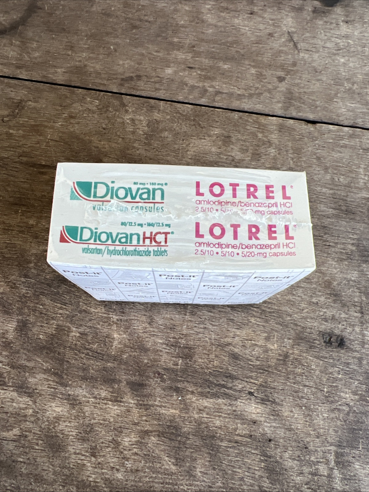 Diovan Lotrel Advertising Pharmaceutical Drug Rep Post-it Brand Note Pad Sealed
