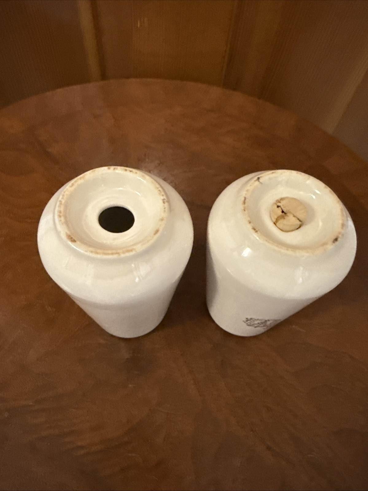 Crestware Owens Illinois Pharmacist RX Dr Caduceus Medical Salt & Pepper Shakers