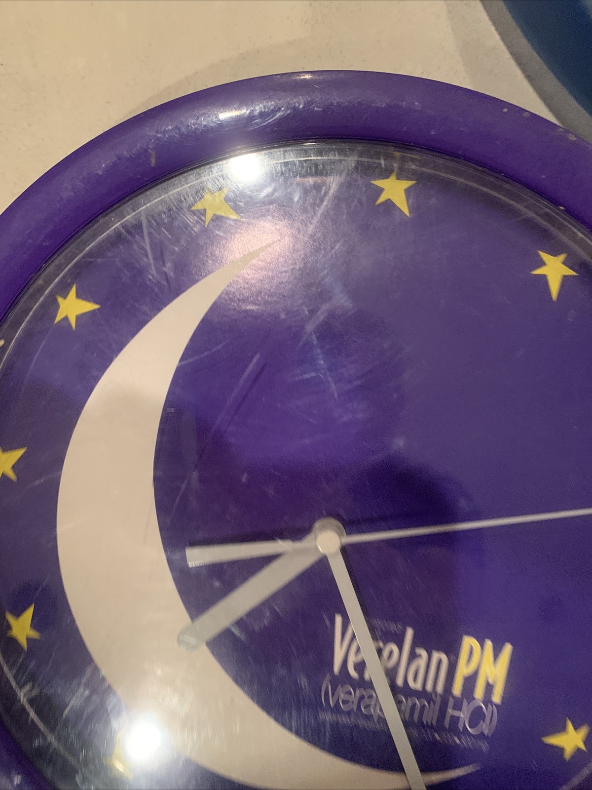 NEW (1) Pharmaceutical Promotional Wall Clock Vintage New (review Pics And Read)
