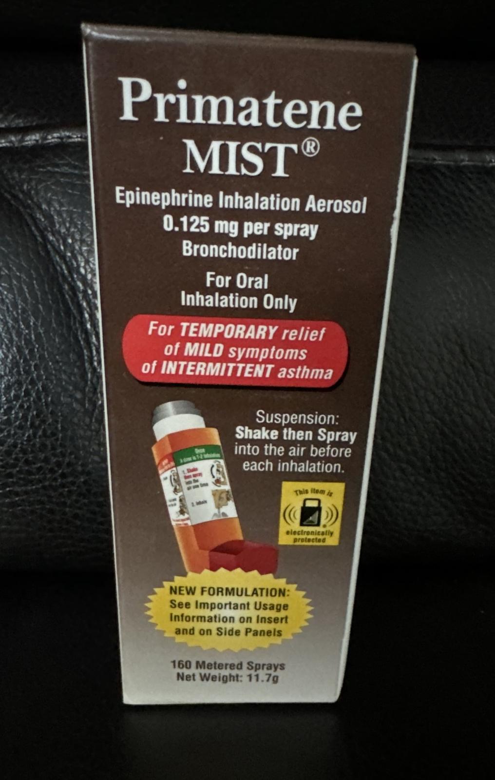 Primatene Mist Epinephrine Inhalation Aerosol 160 Sprays EXP 08/2026