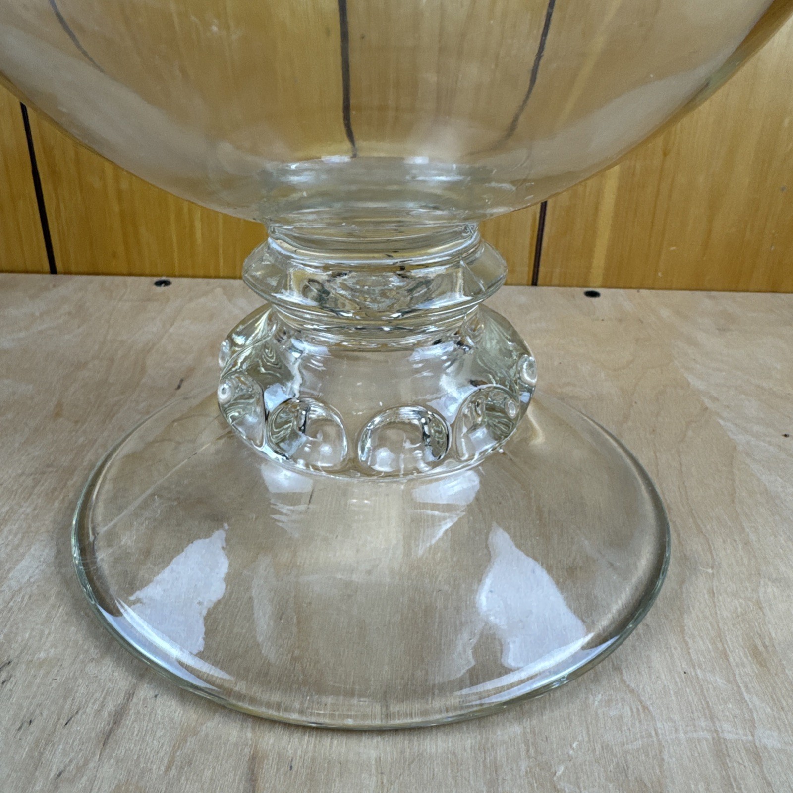 Antique Apothecary Glass Jar With Lid Candy Store Container