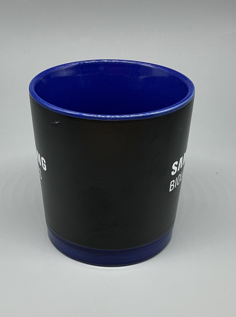 Samsung Biologics Pharmaceutical Collectible Coffee Mug Pharma Promo Cup 12oz