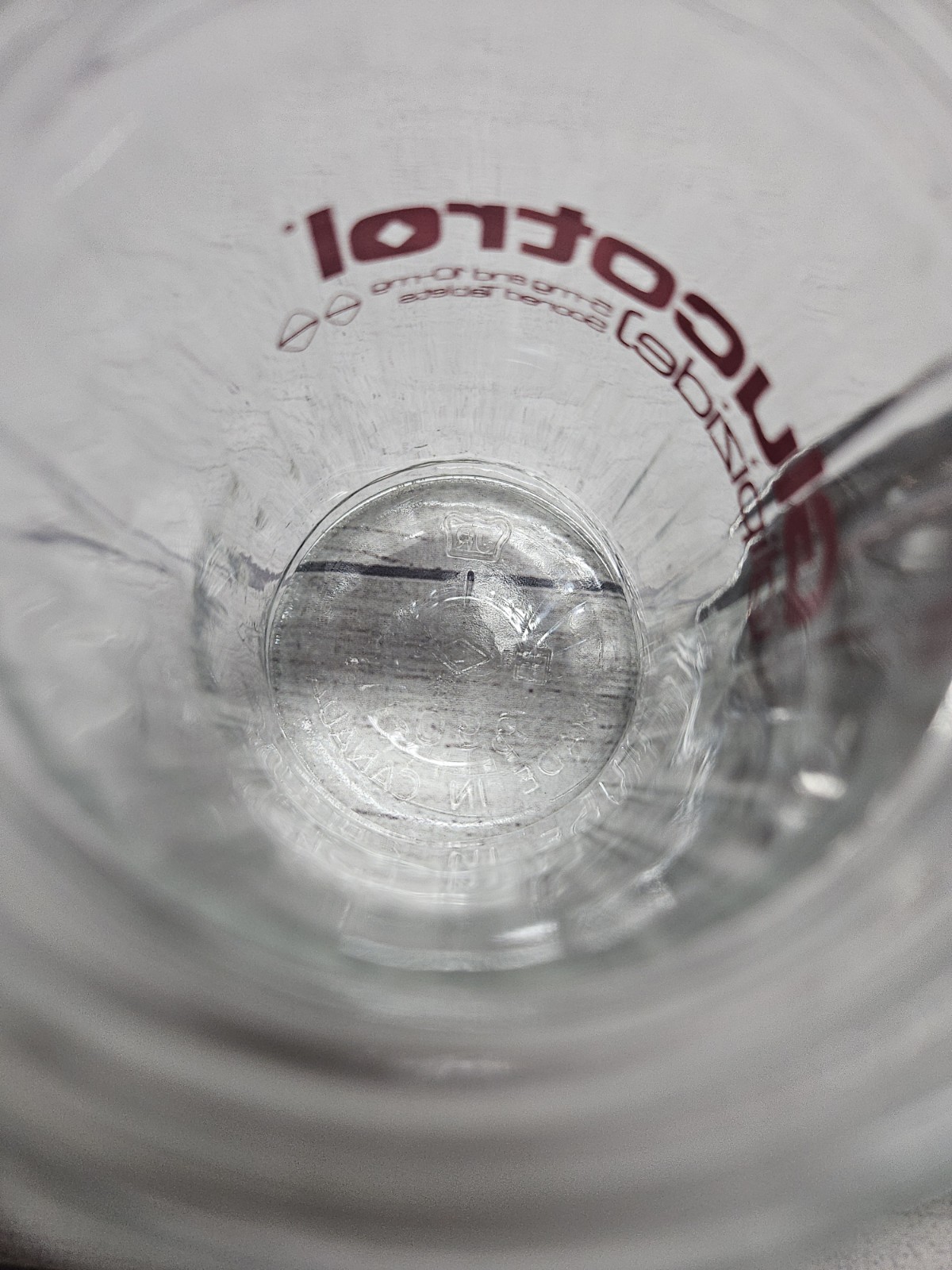 Vintage GLUCOTROL Glass Sugar Container Promotional Item – Glipizide – 1990s