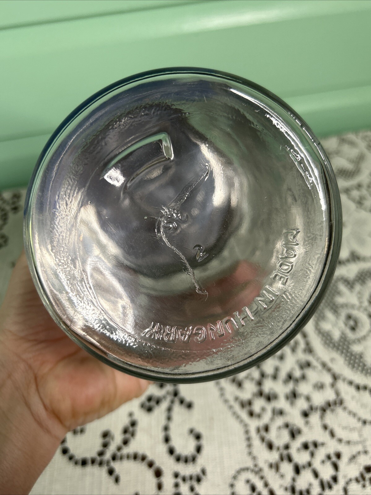 Grafco Medical Apothecary Glass Jar stainless Lid blue letters Tongue Depressors