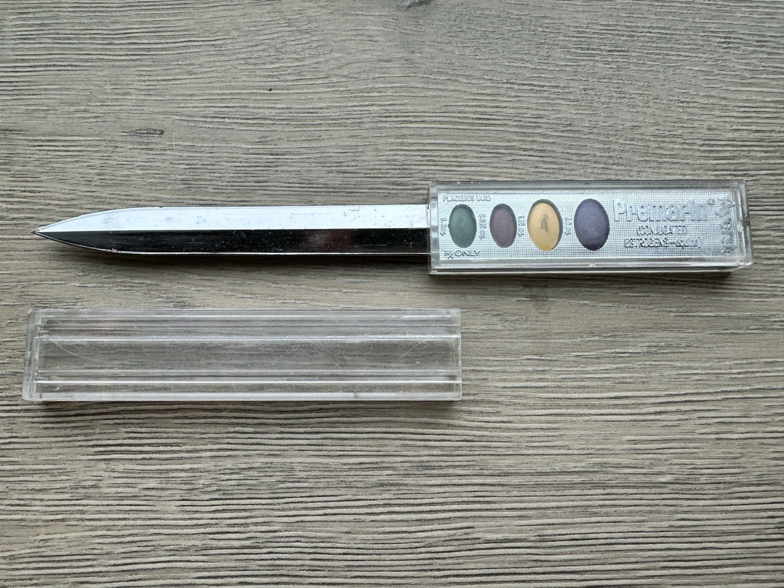 VINTAGE AYERST PREMARIN ADVERTISING SALESMAN LETTER OPENER PHARMACEUTICALS SALES
