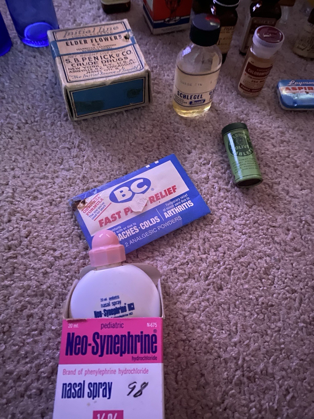 Vintage Pharma Lot: Phillips Milk of Magnesia, Anacin, Bisodol, McKesson 41 pcs