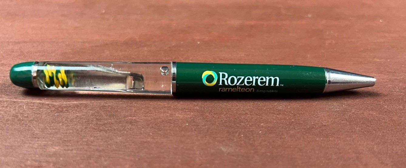 Rozerem Ramelteon Floaty Pen Medication Pharmaceutical Advertising