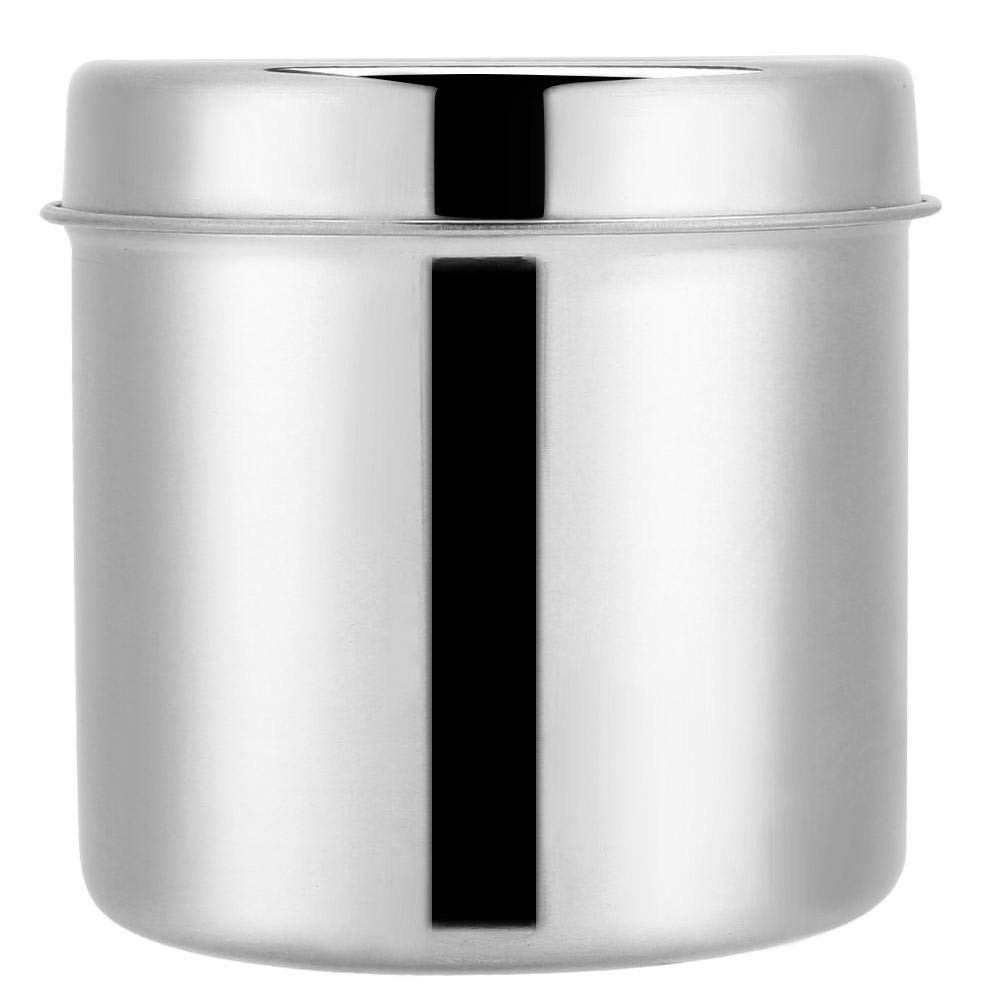 Ointment Jar, 304 Stainless Steel Jar with Lid for Cotton Balls Gauze and Dre…