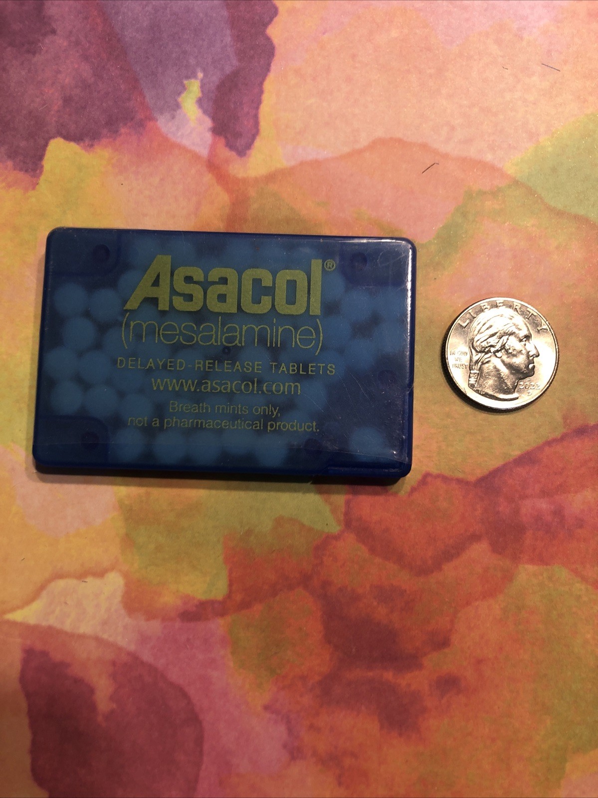 Asacol Breath Mints – Drug Pharmaceutical Promo Medical Advertising – Rare New