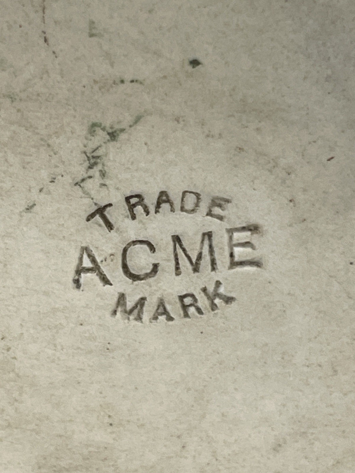 Mortar Stone Bowl Vintage 1900’s Acme-Trade Mark Antique