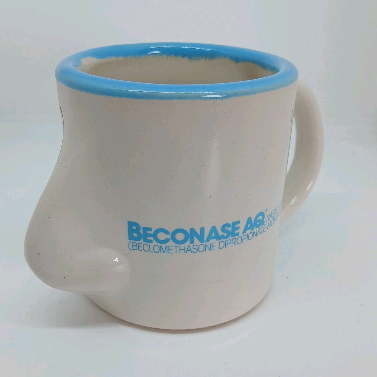 Beconase Nose Mug Drug Medical Swag Pharmaceutical Advertising
