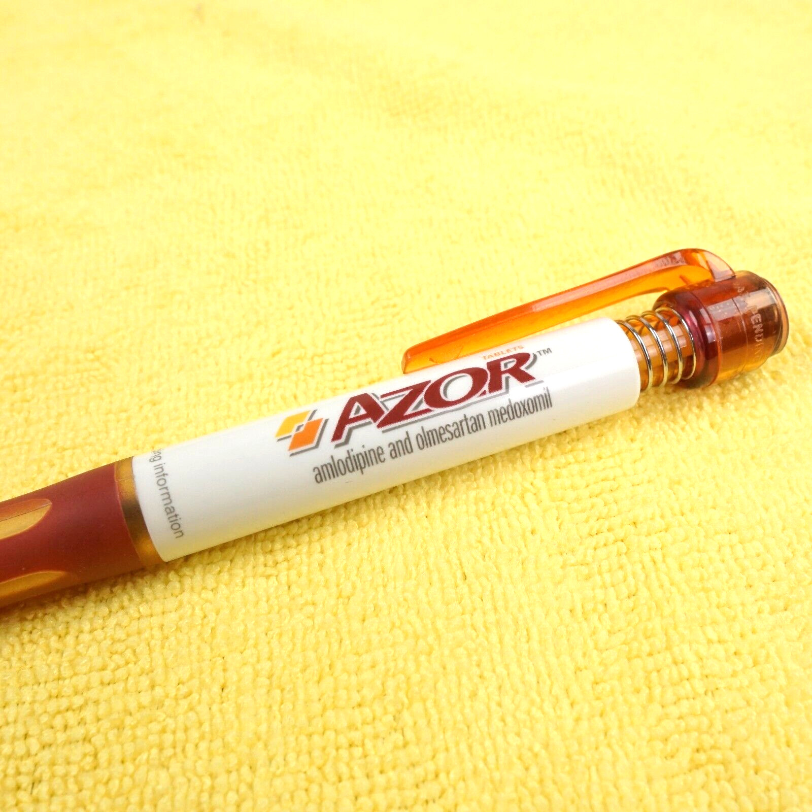 Azor Pharmaceutical Drug Rep Pen Promo Advertising Collectible Pharma Medical