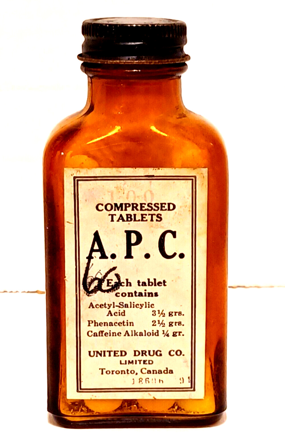 Vintage Pharmacy A.P.C. Compressed Tablets Canada Not For Use