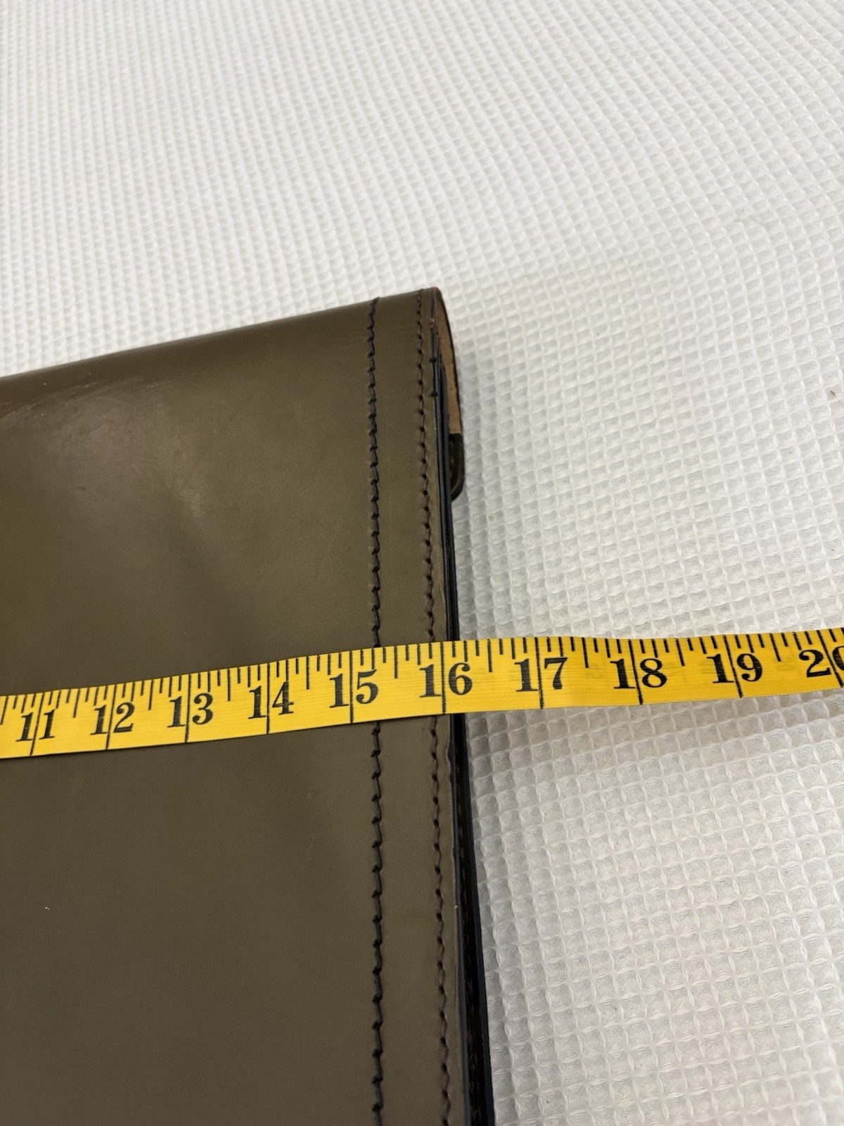 Hoffman La Roche Vintage Leather Document Bag Homa Nutley NJ Pharmaceutical Rep