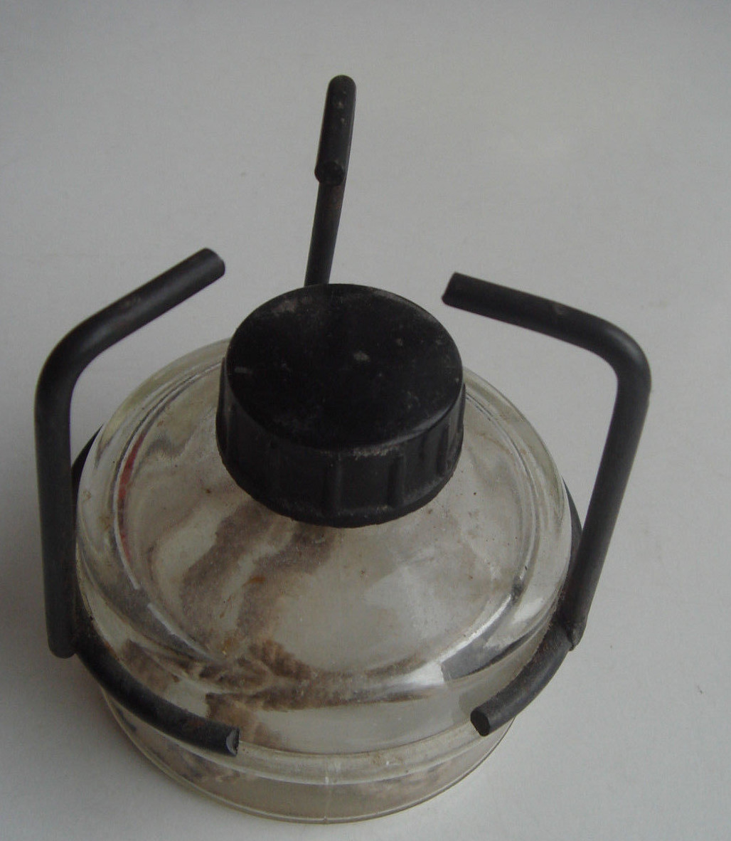 Soviet Vintage laboratory spirit glass lamp