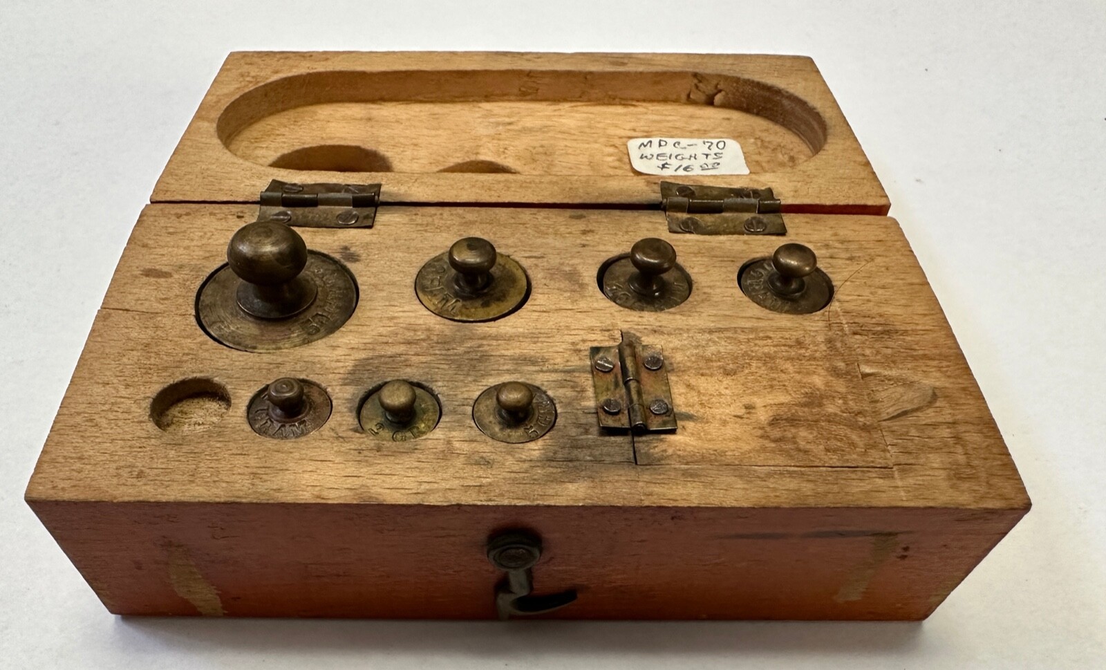 Antique Metric Weight Set for Lab or Apothecary – Vintage Measuring tools